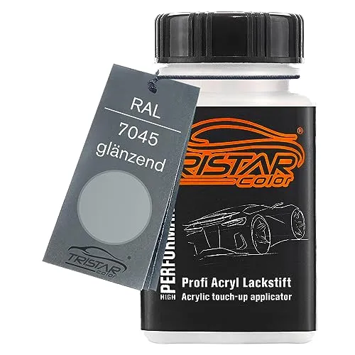 TRISTARcolor RAL 7045 Telegrau 1 glänzend Lackstift 50 ml schnelltrocknend