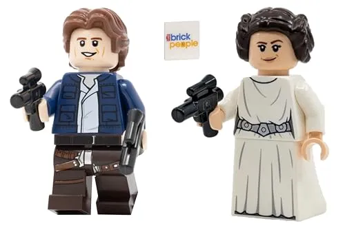 LEGO Star Wars: Han Solo Minifigur und Prinzessin Leia Combo
