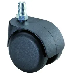 Bürostuhlrolle weiche Lauffläche Gewindestift M10