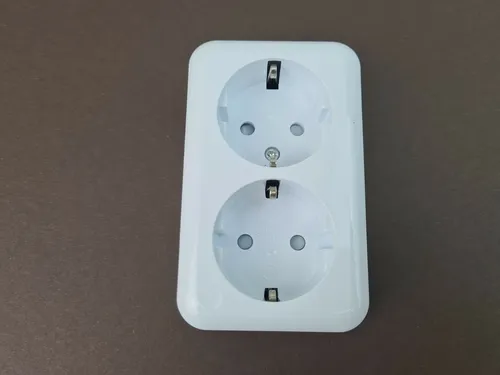 Fach Aufputz Steckdose AP Steckdose 2 Fach Reinweiß 2er Steckdose Aufputz 2