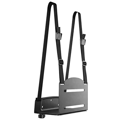 RICOO PC Rechner Halterung TRH07 - Wandhalterung für PC Gehäuse bis 10kg, platzsparend und optimal für Kühlung. Verstellbare Breite von 122mm bis 212mm, ideal für Massivbetonwände.