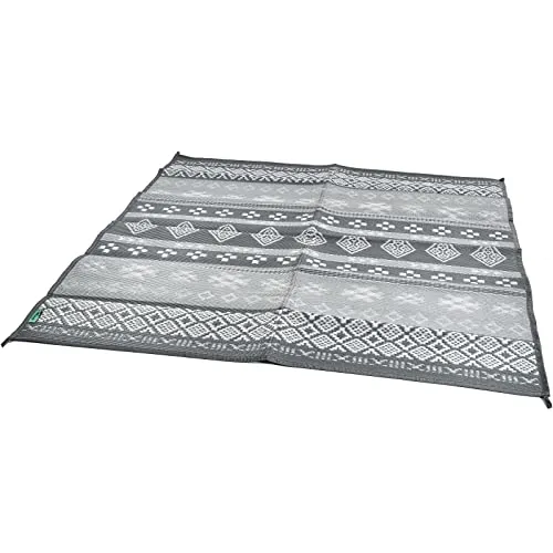 Human Comfort Outdoor Teppich Sapporo - 350 x 270 cm - Zeltboden für Camping und Garten. Wendbar mit natürlicher Optik, schimmelresistent und schnell trocknend. Ideal für Outdoor-Aktivitäten.