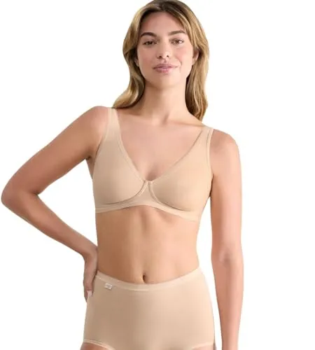 Sloggi Basic+ Soft Bra Skin - Funktionsunterwäsche für Damen, mit weichem Material für höchsten Tragekomfort und Maschinenwäsche geeignet.