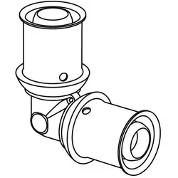 Uponor S-Press PLUS Bogen 90° PPSU 16x16 1039929 Kunststoff