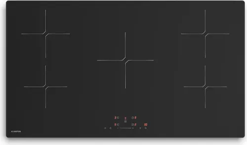 Klarstein PowerGlide Induktionskochfeld 90cm – 5 Zonen, 9800W, Touch-Steuerung, Timer, Kindersicherung