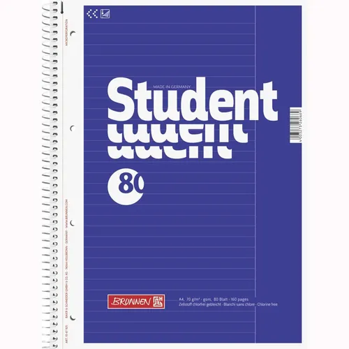 Collegeblock liniert 25 A4 ECF