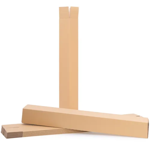 Versandhülsen eckig 775x105x105 mm Versandrolle Versandhülse Karton 30