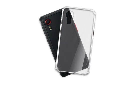 mtb more energy Smartphone-Hülle Clear Armor Case für Samsung Galaxy Xcover Pro, Transparente TPU Schutzhülle Case Backcover mit Anti-Shock Verstärkung