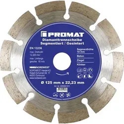Diamanttrennscheibe D.230mm von Nordwest