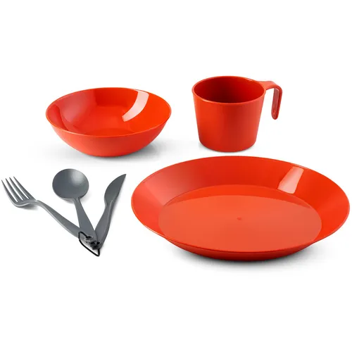 GSI Cascadian 1 Person Geschirr Set (Größe ONE SIZE, rot)