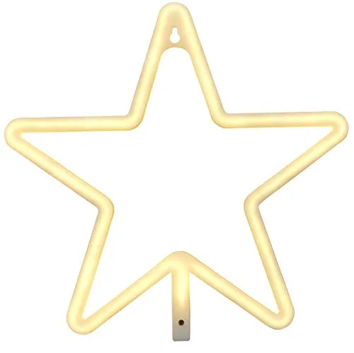 Northpoint LED Wandleuchte Stern Kinderzimmer Wandlicht Fensterleuchte Fensterlicht Nachtlicht Schlummerlicht Betrieb 3xAA-Batterien oder USB