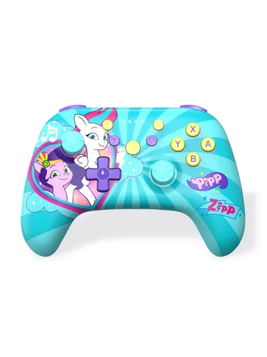 Freaks & Geeks My Little Pony Nintendo Switch Controller - PC-Gamecontroller mit einstellbarer doppelter Vibration und Turbo-Funktion für ein optimales Gaming-Erlebnis.