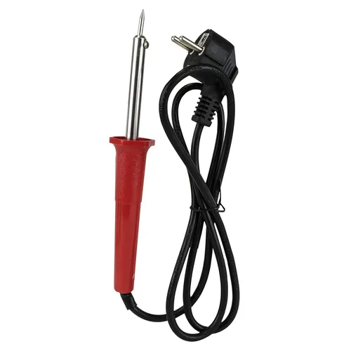 REV Lötkolben, Lötgerät mit Haltevorrichtung, Leistung 30W, rot