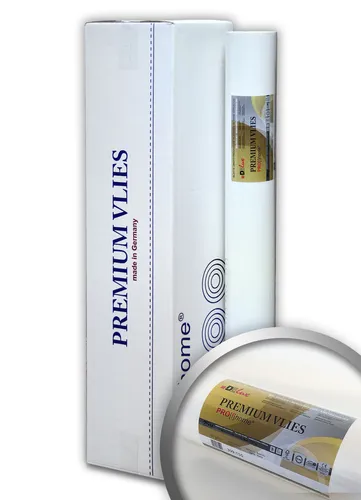 PremiumVlies Profi-Malervlies 150 g - Vliestapete weiß 100 qm - Hochwertige Vliestapete für jeden Raum, restlos trocken abziehbar und ÖKO-TEX zertifiziert. Ideal für Renovierungen mit modernem, mattem Finish.