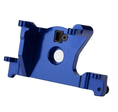 Traxxas 7460R Motor Halterung 6061-T6 Alu blau eloxiert TRX7460R