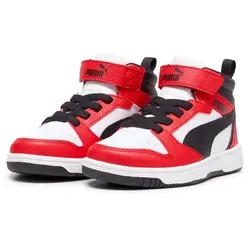 PUMA Unisex Kinder Rebound V6 Mid Ac+ Ps Sneaker in rot von PUMA