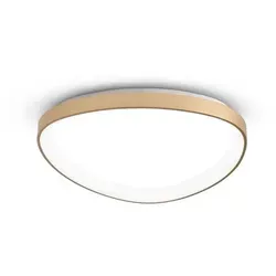 FABAS LED-Deckenleuchte Quirk 42 cm in Gold Messing von Fabas Luce