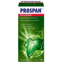 Prospan Hustenliquid - Arzneimittel zur Linderung von Husten und Bronchialentzündungen, löst festsitzenden Schleim und erweitert die Bronchien für eine spürbare Erleichterung.