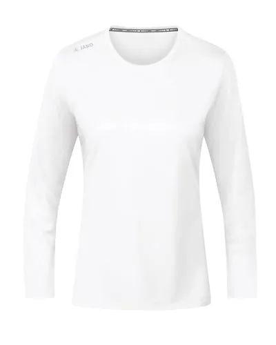 JAKO Damen Longsleeve Run 2.0, Weiß, 40