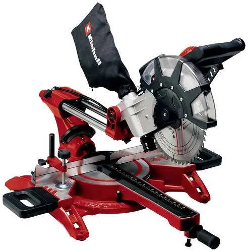Einhell Kapp-Gehrungssäge TC-SM 2534 1 Dual - 2350 W, präzise Schnitte bis 340 mm mit Laser und integrierter Zugfunktion