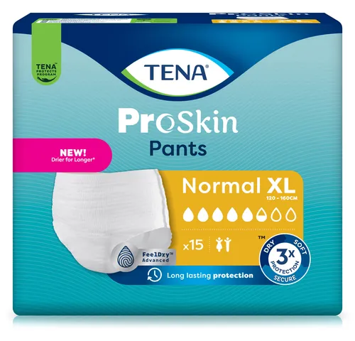 TENA ProSkin Pants Normal XL, 15 Stück