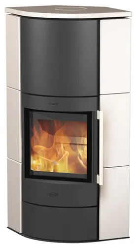 Produktbild Fireplace Kaminofen Adelaide Keramik, schwarz, 8 kW