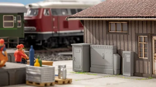 NOCH 13751 Strom- & Verteilerkästen für Modelleisenbahn Spurweite H0