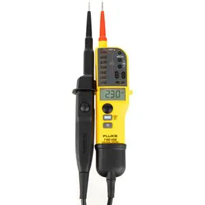Fluke T150 VDE - Zweipoliger Spannungsprüfer CAT III 690 V, CAT IV 600 V, ergonomisch und robust für schnelle Prüfergebnisse