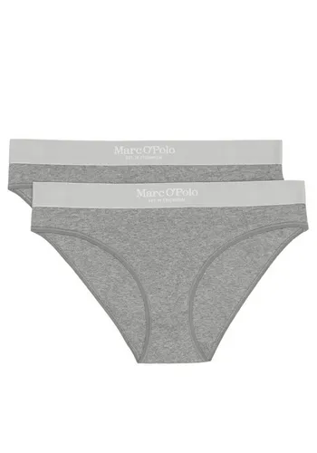 Marc O'Polo Slip Iconic Rib Woven (2er Pack) – Sportlich und Modisch - Hochgeschnittener Slip im 2er Pack aus elastischem Feinrippstoff. Der flexible Logobund sorgt für Tragekomfort und betont deinen Stil. Perfekte Passform für den Alltag in lässigem Look.