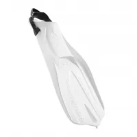 Scubapro Go Fin - Weiß - Gr: 2XS - Tauchen & Schnorcheln mit der leichten GO Fin, die Komfort und Stabilität vereint. Ideal für Reisen, passt in Handgepäck und bietet eine vielseitige Passform dank Bungee-Fersenband.