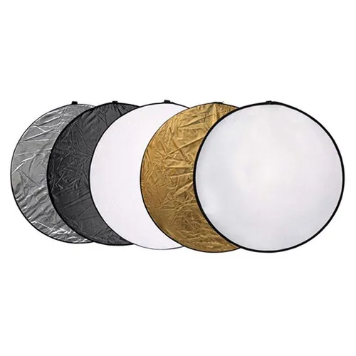 Produktbild StudioKing 5-in-1 Reflektor mit Tasche Ø 80cm - Faltreflektor -