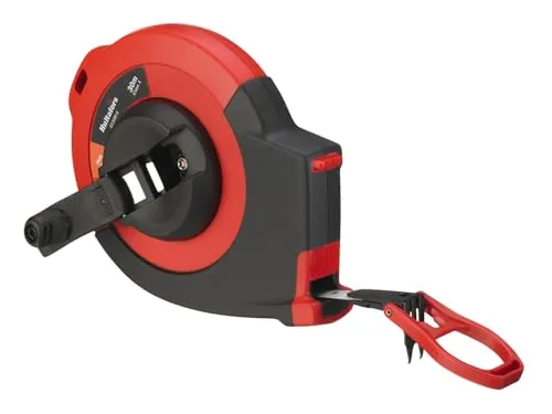 Hultafors Bandmaß CC20 - 30 m Stahlmaßband mit ABS Gehäuse - Praktisches Maßband für präzise Messungen, mit schlagfestem Stahlband und einzigartiger Einhand-Bedienung für optimale Handhabung.