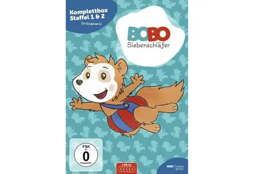 Bobo Siebenschläfer - Komplettbox Staffel 1+2 [5 DVDs] - Kindermovie-Box mit 52 unterhaltsamen Abenteuern von Bobo, ideal für Vorschulkinder und Familienzeit. Entdeckt mit Bobo die Welt voller Spaß und Neugier!