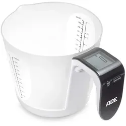 Produktbild ADE Digitale Messbecher-Waage | Präzise Küchenwaage mit abnehmbarem Messbecher