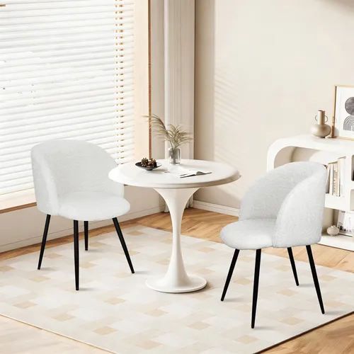 HOMELUX Esszimmerstuhl 2er Set – Moderner Polsterstuhl mit Armlehnen