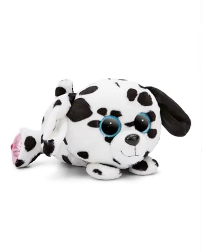 NICI GLUBSCHIS Dalmatiner Dotti 25cm liegend - Kuscheltier Hund, Flauschiges Stofftier mit großen, niedlichen Glitzeraugen, Plüschtier für Schmusetierliebhaber - 49739