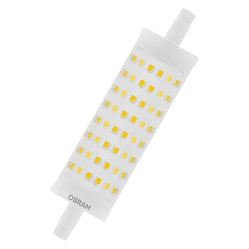 OSRAM STAR LED R7s 118mm 16W Dimmbar - Energiesparlampe mit 2000lm Lichtstrom und warmweißer Farbtemperatur, ideal für stimmungsvolle Beleuchtung zu Hause.