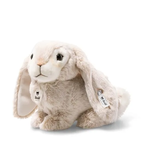Steiff Lauscher Hase beige 24 cm - Kuschelweicher Begleiter - Kuscheltiere, 24 cm großer Hase aus herrlich weichem Plüsch, waschmaschinenfest bei 30 °C – ideal zum Spielen und Kuscheln!