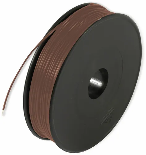 VS-ELECTRONIC - 278192 Litze LiYv Spule, 0.25 mm², 25 m, Braun 30119601