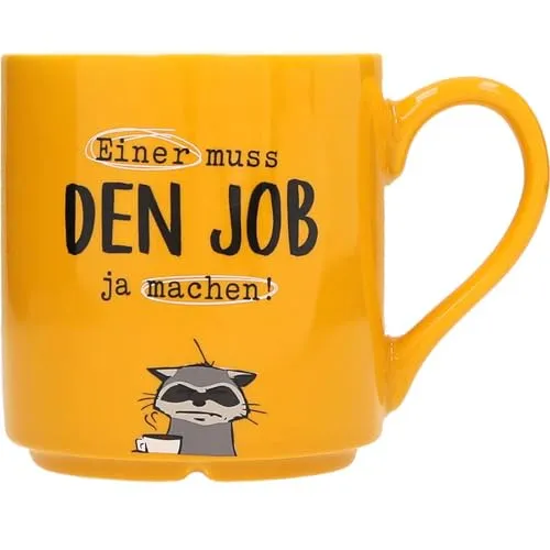 Depesche 0013594-048 Lieblingsbecher Motiv Nr. 48, Henkeltasse mit Spruch, 300 ml, aus Porzellan, teilweise mit Goldfolie und Innendruck