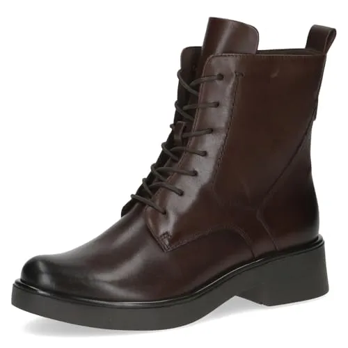 CAPRICE Stiefelette Leder für Damen, Gr. 40, dunkelbraun - Wanderschuhe mit Warmfutter und hochwertigem Leder, ideal für Komfort und Stil bei jedem Anlass. Der dezente Layer-Look macht sie zum perfekten Begleiter.