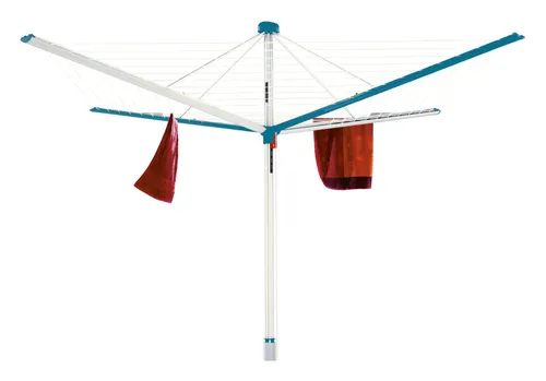 Blome Wäschespinne DuoMatic 50 - 84650 - Praktischer Wäscheständer mit 50 m Trockenlänge, ideal für platzsparendes Trocknen von Wäsche im Garten oder auf dem Balkon.