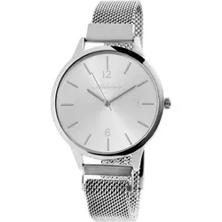 Adrina Quarzuhr AR0036 - Elegante Damenuhr aus Edelstahl - Armbanduhren mit hochwertigem Quarzuhrwerk, roségoldfarbener Milanesearmband und praktischem Magnetverschluss für individuellen Tragekomfort.