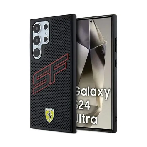 Ferrari FEHCLPINK S928 Hardcase für Samsung Galaxy S24 Ultra - Smartphone Hülle mit perforiertem Design für optimalen Schutz und Stil, ideal für Ferrari-Fans.