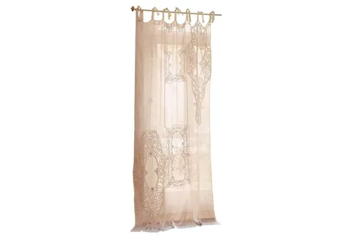 Mirabeau Vorhang Gardine Plénise offwhite - Fertiggardinen aus 55% Leinen und 45% Baumwolle, 140x250 cm, ideal für ein stilvolles Ambiente und lichtdurchlässigen Sichtschutz.