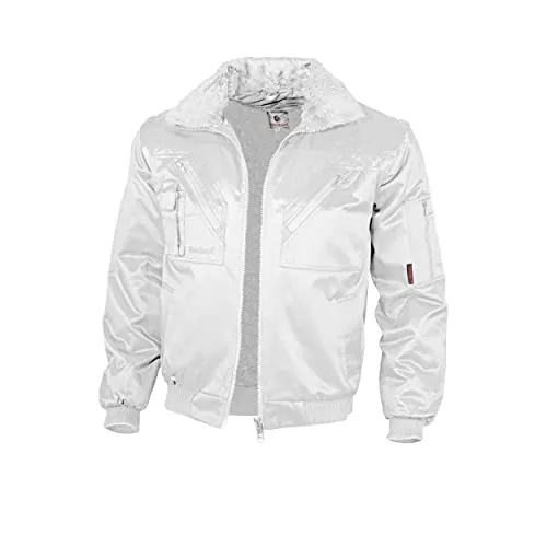 Qualitex Workwear Arbeitsjacke 4-in-1 in weiß von Qualitex