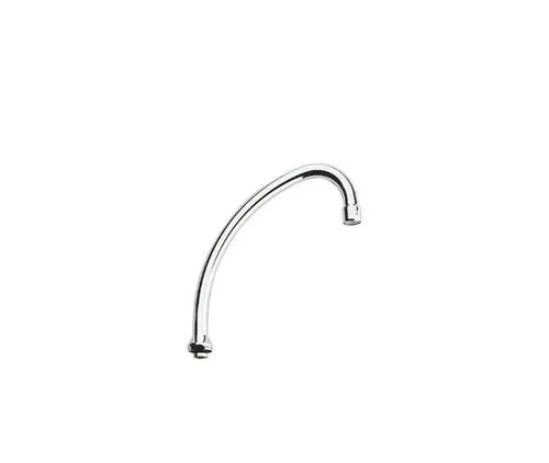GROHE Rohrauslauf 13070000 - Hochwertiger Küchenarmatur - Armaturen für Küchenwaschbecken, mit elegantem hohen Bogen und langlebigem Chrom-Finish, ideal für moderne Küchen.