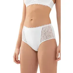 Mey Taillenslip AMOROUS mit Spitzenverzierung in Weiß, Größe 44 - Funktionsunterwäsche, eleganter Taillenslip mit verführerischer Spitzenverzierung und hohem Tragekomfort, ideal für jeden Tag.