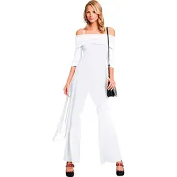 Heine Damen Jumpsuit in Weiß, Größe 46 in beige von Heine