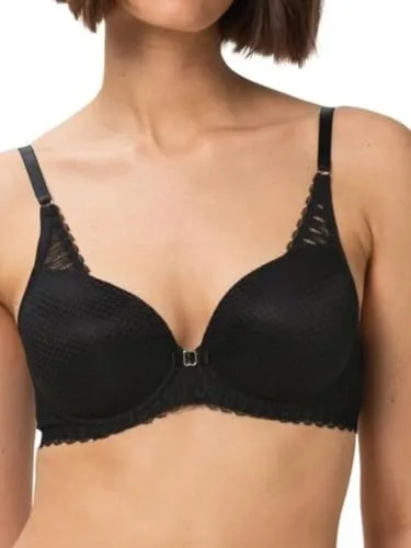 Triumph Aura Spotlight WHP Damen BH 75F - Funktionsunterwäsche, eleganter T-Shirt-BH mit Bügel, Spitzenoptik und optimalem Tragekomfort für jeden Tag.